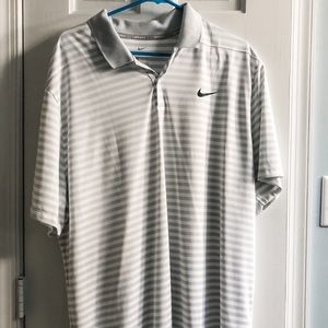 Striped Nike polo shirt